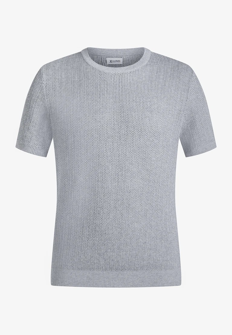 knit round neck t-shirt